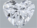 Natural Diamond 0.32 Carats, Heart with  Cut, D Color, IF Clarity and Certified by GIA