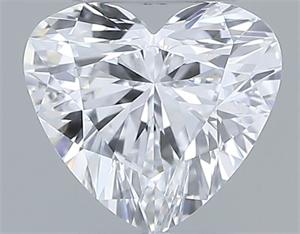 Picture of Natural Diamond 0.32 Carats, Heart with  Cut, D Color, IF Clarity and Certified by GIA