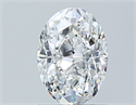 Diamante Natural 0.80 quilates, Ovalado , Color E, claridad VVS1 y certificado GIA