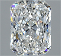 Natural Diamond 1.51 Carats, Radiant with  Cut, G Color, VS2 Clarity and Certified by GIA