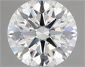Del inventario de diamantes de laboratorio, 1.07 quilates, Redondo , Color F, claridad VVS2 y certificado IGI