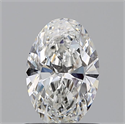 Diamante Natural 0.60 quilates, Ovalado , Color F, claridad VVS1 y certificado GIA