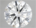 Natural Diamond 2.00 Carats, Round with Excellent Cut, H Color, SI1 Clarity and Certified by GIA