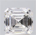Natural Diamond 1.70 Carats, Asscher with  Cut, D Color, VS1 Clarity and Certified by GIA