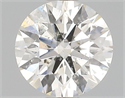 Natural Diamond 0.50 Carats, Round with Excellent Cut, K Color, I1 Clarity and Certified by GIA