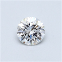 Diamante Natural 0.42 quilates, Redondo , Color D, claridad VVS1 y certificado GIA
