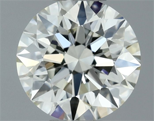 Foto Diamante Natural 0.54 quilates, Redondo , Color L, claridad VVS1 y certificado GIA de