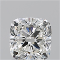 Natural Diamond 1.01 Carats, Cushion with  Cut, H Color, VVS2 Clarity and Certified by GIA