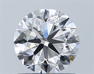 Picture of Natural Diamond 0.91 Carats, Round with Very Good Cut, D Color, VS2 Clarity and Certified by GIA