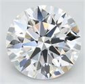 Del inventario de diamantes de laboratorio, 3.10 quilates, Redondo , Color D, claridad IF y certificado IGI