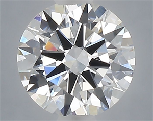 Picture of Lab Grown Diamond 1.08 Carats, Round with Excellent Cut, D Color, VVS2 Clarity and Certified by IGI