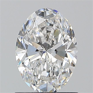 Picture of Natural Diamond 1.01 Carats, Oval with  Cut, E Color, VS1 Clarity and Certified by GIA
