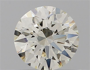 Picture of Natural Diamond 0.56 Carats, Round with Excellent Cut, K Color, IF Clarity and Certified by IGI