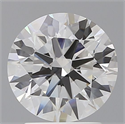 Del inventario de diamantes de laboratorio, 2.04 quilates, Redondo , Color E, claridad VVS2 y certificado IGI