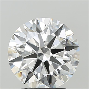 Picture of Lab Grown Diamond 3.10 Carats, Round with Ideal Cut, E Color, VVS2 Clarity and Certified by IGI