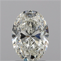 Natural Diamond 1.50 Carats, Oval with  Cut, I Color, SI2 Clarity and Certified by GIA