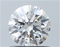 Diamante Natural 0.73 quilates, Redondo , Color F, claridad IF y certificado GIA