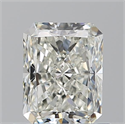 Natural Diamond 0.90 Carats, Radiant with  Cut, J Color, SI1 Clarity and Certified by GIA