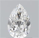 Diamante Natural 0.70 quilates, De pera , Color E, claridad VVS2 y certificado GIA