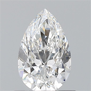 Foto Diamante Natural 0.70 quilates, De pera , Color E, claridad VVS2 y certificado GIA de
