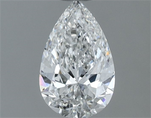 Foto Diamante Natural 0.50 quilates, De pera , Color E, claridad SI1 y certificado GIA de