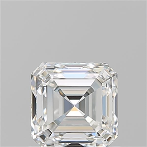 Picture of Natural Diamond 0.92 Carats, Asscher with  Cut, G Color, VVS2 Clarity and Certified by GIA