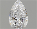 Natural Diamond 0.52 Carats, Pear with  Cut, D Color, IF Clarity and Certified by GIA