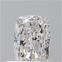Natural Diamond 0.51 Carats, Cushion with  Cut, E Color, VVS2 Clarity and Certified by GIA