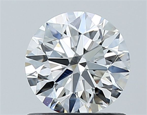 Picture of Natural Diamond 0.81 Carats, Round with Excellent Cut, F Color, SI1 Clarity and Certified by GIA