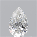 Diamante Natural 0.50 quilates, De pera , Color G, claridad VS2 y certificado GIA