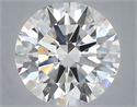 Del inventario de diamantes de laboratorio, 6.05 quilates, Redondo , Color E, claridad VVS2 y certificado IGI