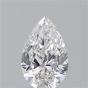Picture of Natural Diamond 0.50 Carats, Pear with  Cut, F Color, VS2 Clarity and Certified by GIA