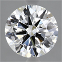 Lab Grown Diamond 2.91 Carats, Round with Ideal Cut, D Color, VVS2 Clarity and Certified by IGI