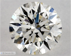 Foto Diamante Natural 0.56 quilates, Redondo , Color I, claridad VS1 y certificado GIA de