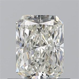 Picture of Natural Diamond 0.71 Carats, Radiant with  Cut, J Color, VVS1 Clarity and Certified by GIA