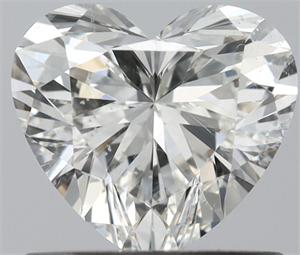 Picture of Natural Diamond 0.70 Carats, Heart with  Cut, H Color, SI1 Clarity and Certified by IGI