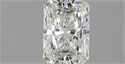 Natural Diamond 0.70 Carats, Radiant with  Cut, H Color, VVS2 Clarity and Certified by GIA