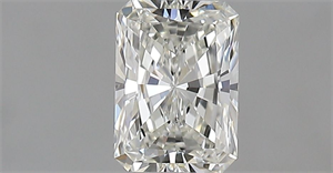 Picture of Natural Diamond 0.70 Carats, Radiant with  Cut, H Color, VVS2 Clarity and Certified by GIA