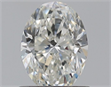 Natural Diamond 0.70 Carats, Oval with  Cut, G Color, VS1 Clarity and Certified by GIA