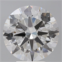 Lab Grown Diamond 5.51 Carats, Round with Excellent Cut, F Color, VS1 Clarity and Certified by IGI