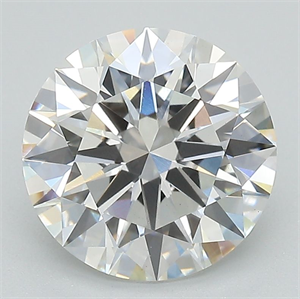 Picture of Lab Grown Diamond 3.07 Carats, Round with Excellent Cut, F Color, VS1 Clarity and Certified by GIA
