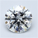Diamante Natural 1.80 quilates, Redondo , Color D, claridad VS2 y certificado GIA