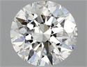 Diamante Natural 1.51 quilates, Redondo , Color G, claridad SI1 y certificado HRD