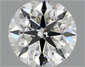 Diamante Natural 0.45 quilates, Redondo , Color F, claridad VVS1 y certificado GIA