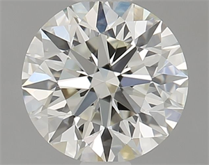 Picture of Natural Diamond 0.70 Carats, Round with Excellent Cut, K Color, VVS1 Clarity and Certified by GIA