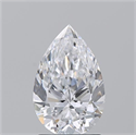 Natural Diamond 1.75 Carats, Pear with  Cut, D Color, VVS1 Clarity and Certified by GIA