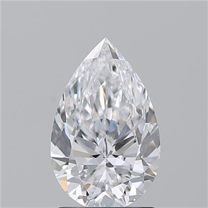 Picture of Natural Diamond 1.75 Carats, Pear with  Cut, D Color, VVS1 Clarity and Certified by GIA