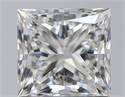 Natural Diamond 1.00 Carats, Princess with  Cut, H Color, VS1 Clarity and Certified by GIA