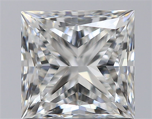 Foto Diamante Natural 1.00 quilates, Princesa , Color H, claridad VS1 y certificado GIA de