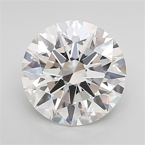 Picture of Lab Grown Diamond 2.06 Carats, Round with Excellent Cut, E Color, VVS2 Clarity and Certified by IGI